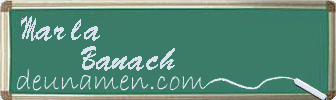 Marla Banach Visitenkarte